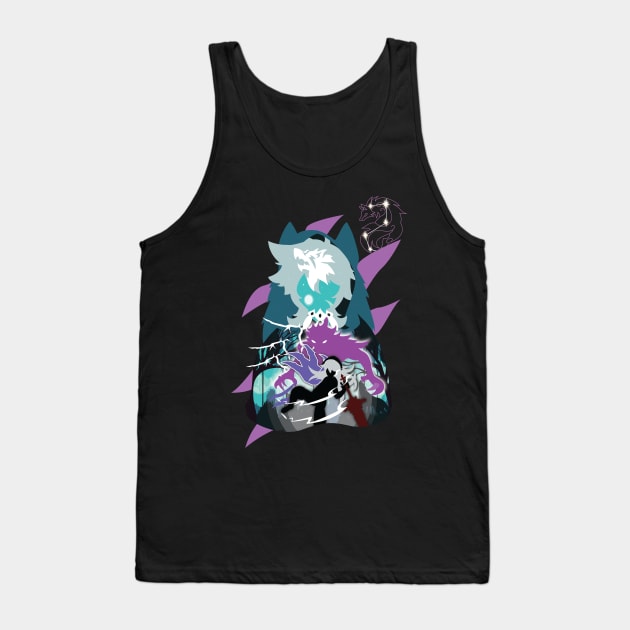 Razor Negative Space Tank Top by SwensonaDesigns